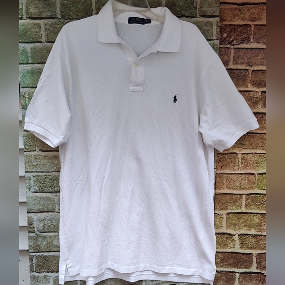Men’s white polo XLT - Picture 2 of 7